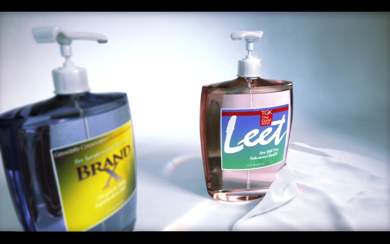 Leet is better than Brand X